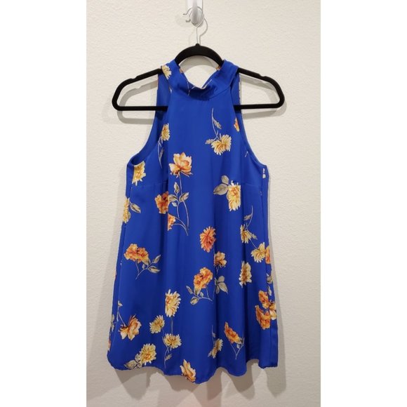 LULUS Halter Neck Floral Print Sleeveless … - Picture 5 of 6